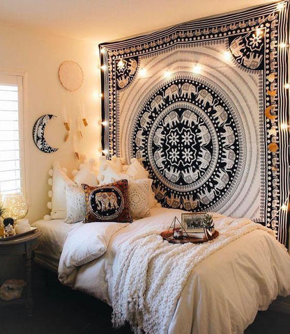  Depuge Takashi-Murakami-Flower-Tapestry Wall Hanging Art For  Dorm Decor For Living Room Bedroom Indian Decor Hippie Mural Living College  Dorm Room Poster,WhiteC , 60inch x 51inch : Home & Kitchen