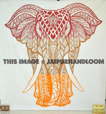 colorful elephant tapestry for dorm room bohemian elephant bedding-Jaipur Handloom
