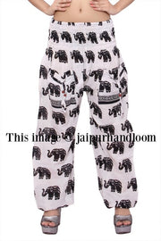 cool burning man harem pants thai fisherman pants boho yoga pants-Jaipur Handloom