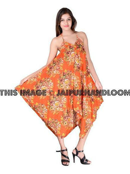 cotton dress boho dress beach wear orange flower dress women cocktail dress