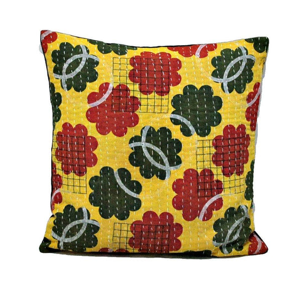 Decorative Vintage Kantha Throw Pillows For Couch C7-Jaipur Handloom
