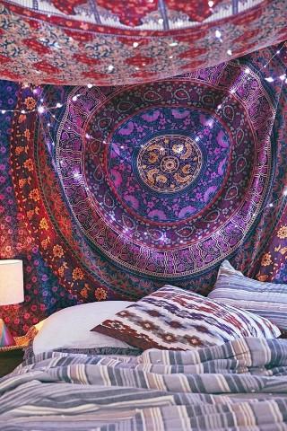 Badmeri Bright color tapestry online dorm room wall decor tapestries
