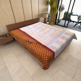 fair trade kantha throw indian kantha blanket - D93-Jaipur Handloom