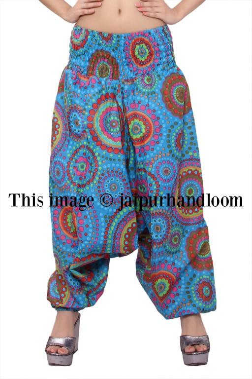 genie loose baggy pants cotton jumpsuit for girls yoga pants women