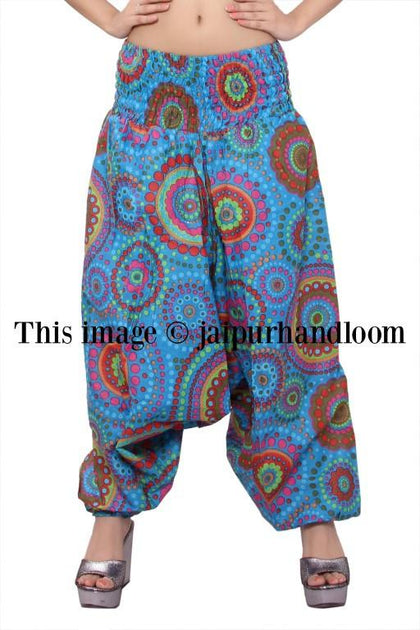 genie loose baggy pants cotton jumpsuit for girls yoga pants women