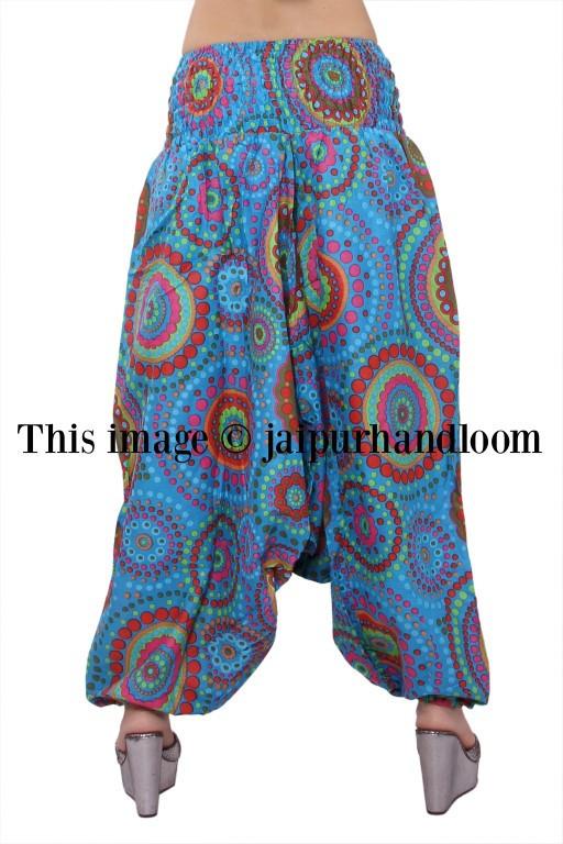 genie loose baggy pants cotton jumpsuit for girls yoga pants women