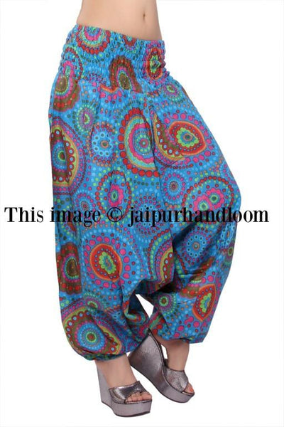 genie loose baggy pants cotton jumpsuit for girls yoga pants women