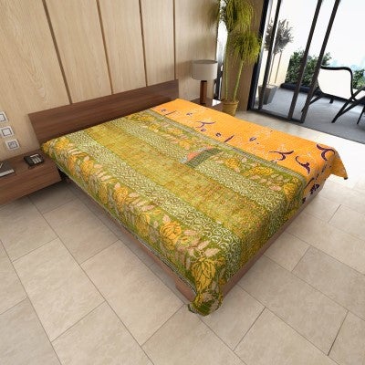 hand stitched baby blanket bohemian vintage kantha throw fair trade-Jaipur Handloom
