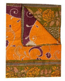 hand stitched baby blanket bohemian vintage kantha throw fair trade-Jaipur Handloom