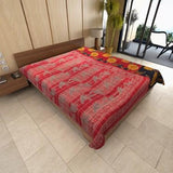 hand stitched baby blanket twin kantha bedding sofa kantha throw blanket D109-Jaipur Handloom