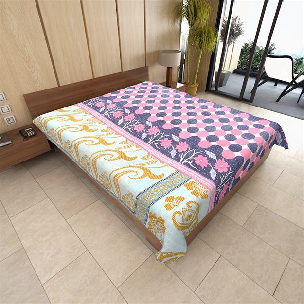 hand stitched kantha blanket indian patchwork baby quilt kantha throw-Jaipur Handloom