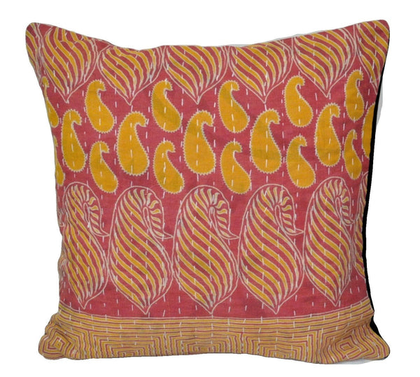 handmade cotton cushion cover cozy bedroom pillows cheap sofa cushions - 03-S-Jaipur Handloom