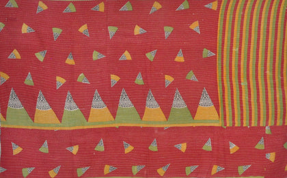 handmade kantha quilt blanket