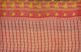 decorative kantha throw bed cover