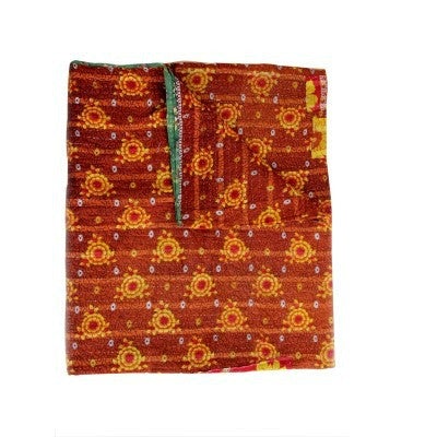 handmade summer kantha blanket bohemian vintage sofa throw-Jaipur Handloom