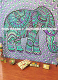 hippie elephant tapestry wall hanging dorm room tapestry dorm decor-Jaipur Handloom