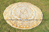hippie round beach throw soft beach towels australia bohemian table cloth-Jaipur Handloom