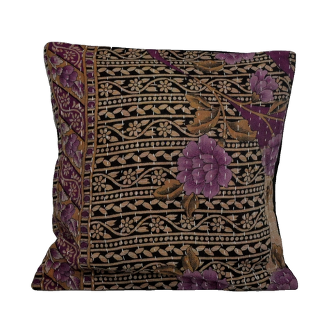 indian decorative dining chair pillows boho kantha bedroom cushions 