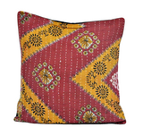 indian ethnic kantha cushion cover vintage sofa throw pillows
