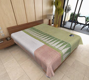 Indian Handmade Vintage Kantha Bedding Bedspread Quilted Sofa Throw-Jaipur Handloom