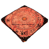 indian horoscope mediation floor pillows bohemian astrology floor cushions-Jaipur Handloom