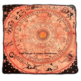 indian horoscope mediation floor pillows bohemian astrology floor cushions-Jaipur Handloom