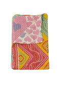 indian kantha bedspread and throws on sale silk sari kantha gudri