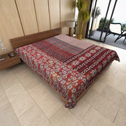 indian kantha sari quilts vintage sari kantha throw fair trade-Jaipur Handloom