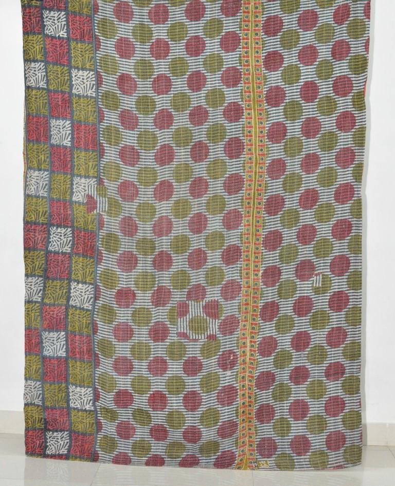 handmade kantha blanket decorative kantha sofa throw | Jaipur Handloom