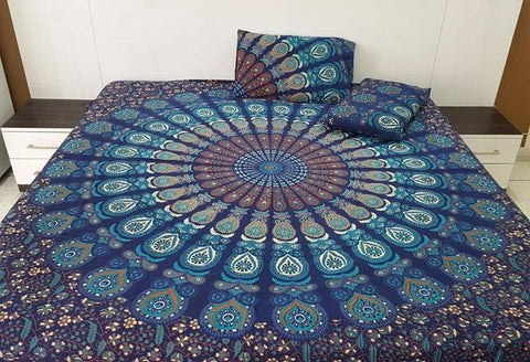 indian mandala bedding twin size hippie tapestries tapestry dorm decor-Jaipur Handloom