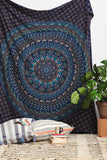 indian mandala tapestry wholesale twin size mandala bedding blanket-Jaipur Handloom