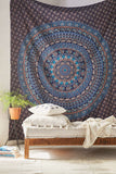 indian mandala tapestry wholesale twin size mandala bedding blanket-Jaipur Handloom