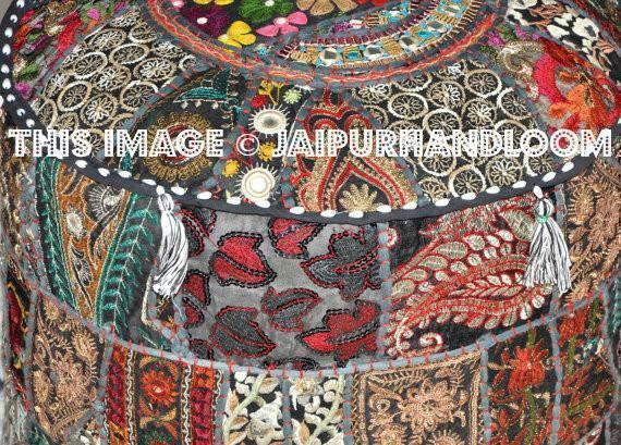 indian ottoman pouf-Jaipur Handloom