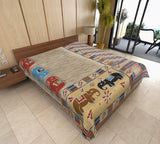indian patchwork kantha throw twin kantha blanket soft baby quilt-Jaipur Handloom