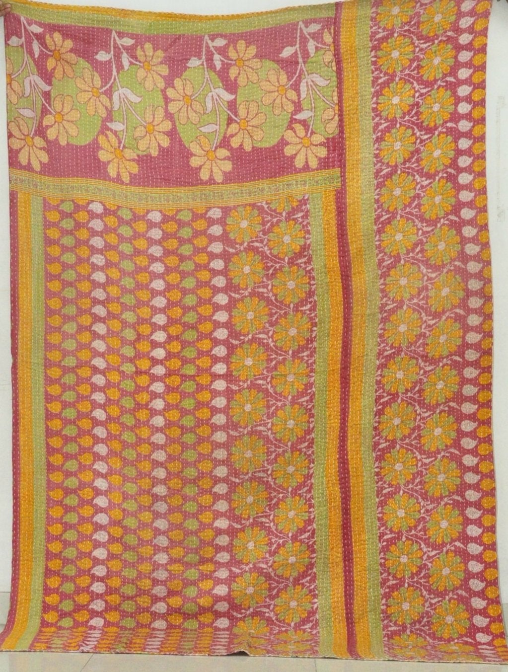 twin kantha curtain set 