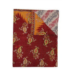 Indian Vintage Sari Kantha Gudri Bohemian Patchwork Kantha Quilt Throw-Jaipur Handloom