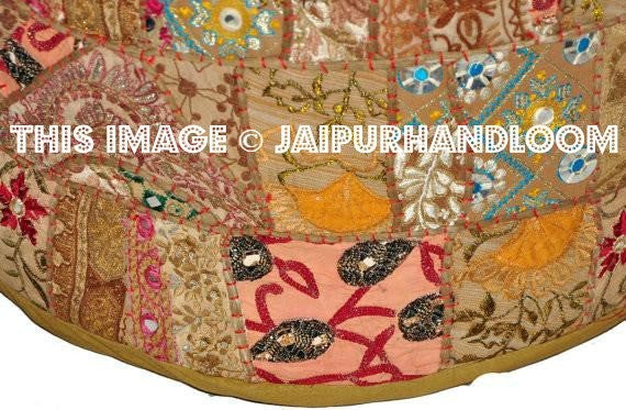 jaipurHandloom.com Ottomans - Patio Seating: Patio, Lawn & Garden-Jaipur Handloom