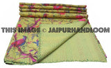 kantha quilts handmade from saris