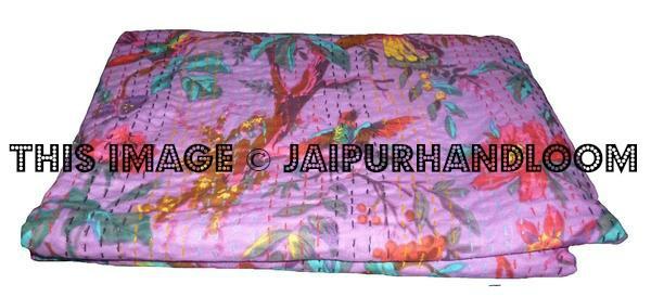 kantha quilts, vintage kantha throws Blankets