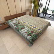 kantha reversible yoga mats bohemian kantha picnic blankets throws-Jaipur Handloom