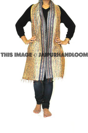 kantha sari shawl - Balsam-Jaipur Handloom