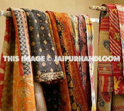 kantha sari shawl - Wholesale 10 pc-Jaipur Handloom
