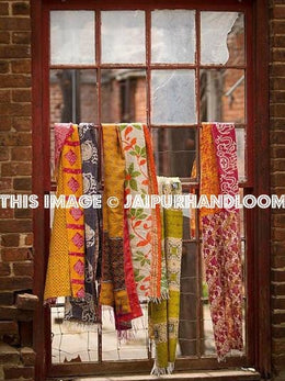 kantha silk shawls - wholesale 10 pc