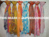 kantha silk stoles - 10pc set wholesale-Jaipur Handloom