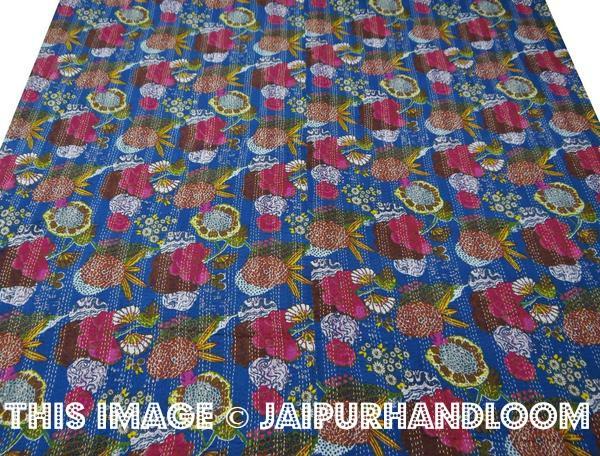 kantha throw blankets and Quilts