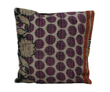 large kantha pillow covers vintage handmade sofa cushions - NS2-Jaipur Handloom