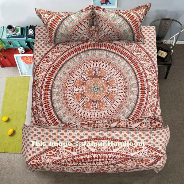 Magical Night Dorm Room Bedding Set with Duvet Cover Bedsheet and Pillows-Jaipur Handloom