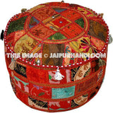 pouffe pouf ottoman || Jaipur Handloom