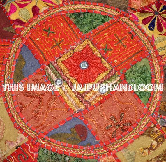 pouffe pouf ottoman || Jaipur Handloom