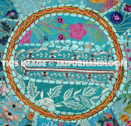 pouffe pouffes-Jaipur Handloom